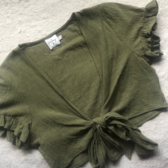 SOLD Princess Polly - Tie Up Top - Picture 5 of 6